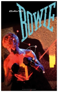 Flaga DAVID BOWIE - LET'S DANCE