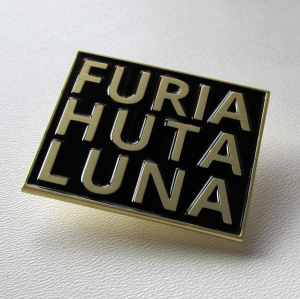 Przypinka FURIA - Huta Luna [yellow] 