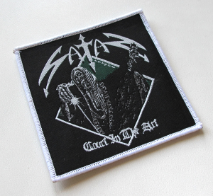 SATAN - Court In The Act [white] -- Woven Patch