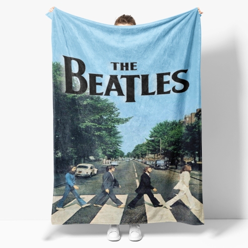 narzuta koc THE BEATLES - ABBEY ROAD.jpg