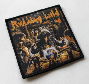 RUNNING WILD - Black Hand Inn [black] -- Woven Patch