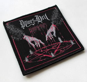 POWER FROM HELL - Blood 'N Spikes [black] -- Woven Patch