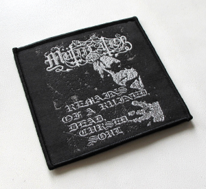 MUTIILATION - Remains of a Ruined, Dead, Cursed Soul [black] -- Woven Patch 