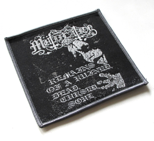 MUTIILATION - Remains of a Ruined, Dead, Cursed Soul [gray] -- Woven Patch 