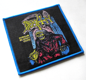 DEATH - Scream Bloody Gore [blue] -- Woven Patch