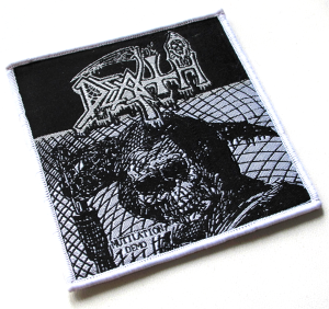 DEATH - Mutilation Demo [white] -- Woven Patch 