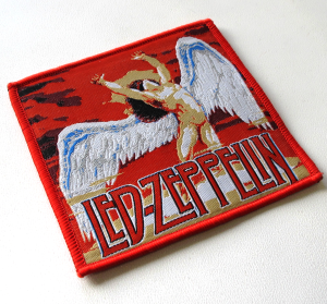 LED ZEPPELIN - Angel [red] -- Woven Patch 