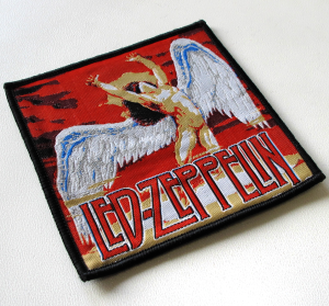 LED ZEPPELIN - Angel [black] -- Woven Patch  