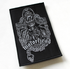 MOTORHEAD - Skeleton Lemmy [oversize] -- Woven Patch