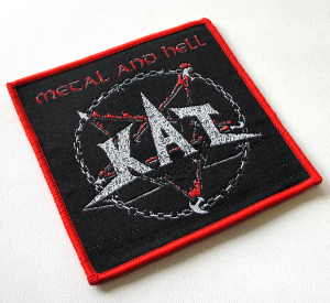 Naszywka KAT - Metal And Hell [red]