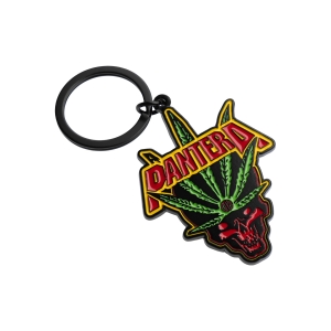 PANTERA - LEAF SKULL -- Keychain