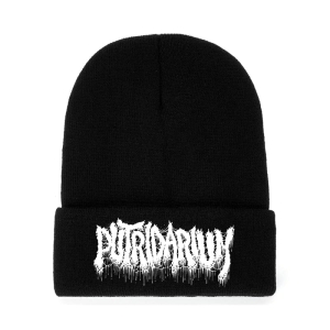 PUTRIDARIUM - Logo [white] -- Beanie  