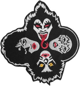 KISS - FACES #2 [iron on] -- Embroidered  Patch