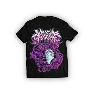 T-shirt Visceral Disgorge - Pink Female Daemon Head