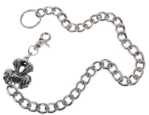 Metal Chain V-TWIN SKULLS