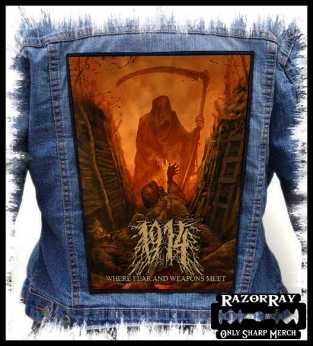 1914 - Where Fear and Weapons Meet -- backpatch back patch.jpg