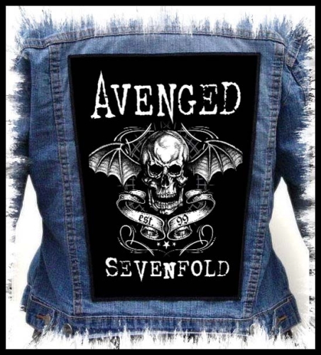 AVENGED SEVENFOLD - Est. 99 -- backpatch back patch.jpg