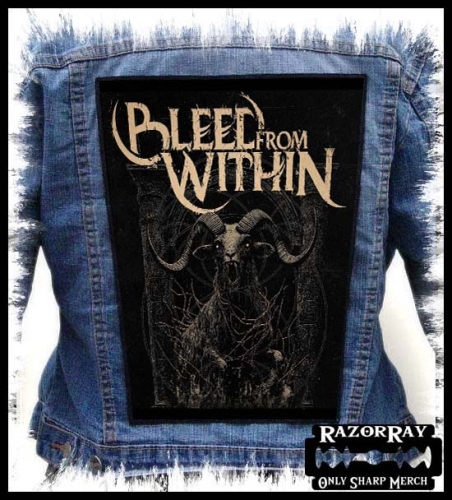 BLEED FROM WITHIN - Goat -- backpatch back patch.jpg