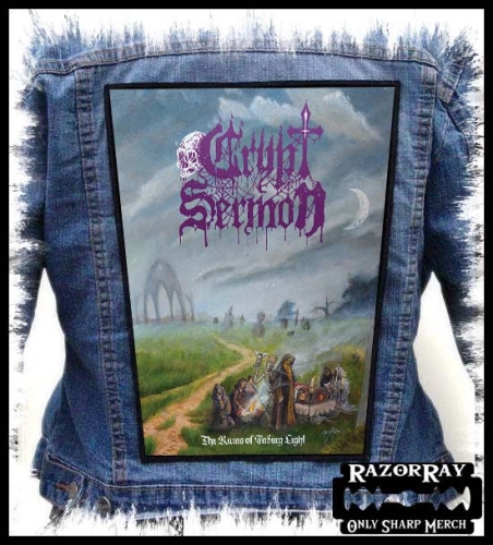 CRYPT SERMON - The Ruins of Fading Light -- backpatch back patch.jpg