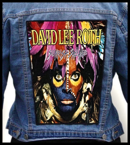 DAVID LEE ROTH - Sonrisa Salvaje -- backpatch back patch.jpg