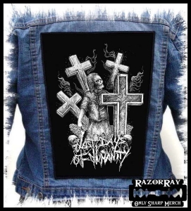 LAST DAYS OF HUMANITY - Crosses -- Backpatch 