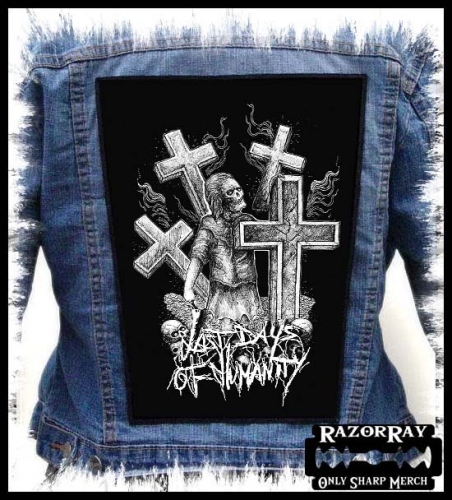 LAST DAYS OF HUMANITY - Crosses -- backpatch back patch.jpg
