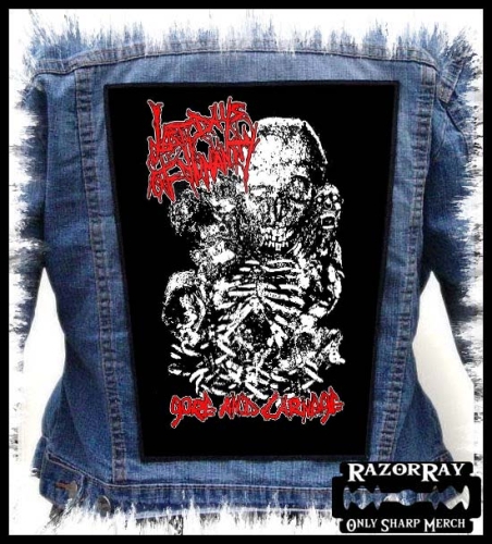 LAST DAYS OF HUMANITY - Gore And Carnage -- backpatch back patch.jpg