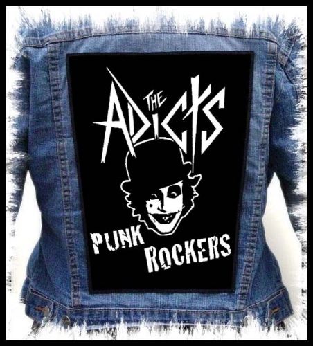 THE ADICTS - Punk Rockers -- backpatch back patch.jpg
