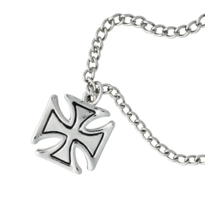 MALTESE CROSS -- Metal Pendant 