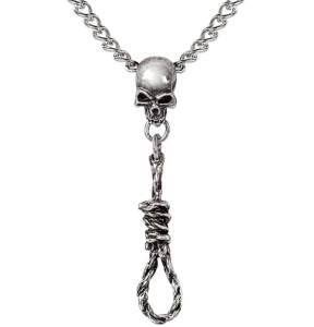 NOOSE AROUND YOUR NECK -- Metal Pendant