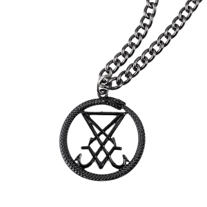 SIGIL OF LUCIFER #2 -- Metal Pendant  