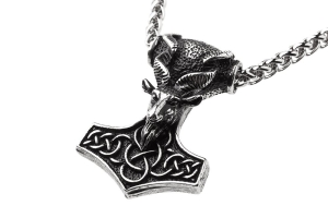 THOR HAMMER -- Metal Pendant 
