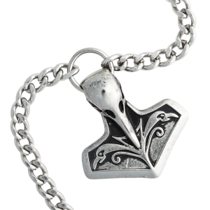 THOR HAMMER -- Metal Pendant 