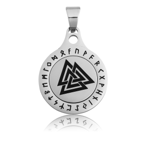 VALKNUT -- Metal Pendant