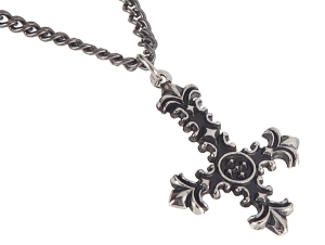UPSIDE DOWN CROSS -- Metal Pendant 
