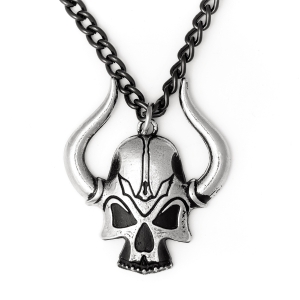 SKULL -- Metal Pendant