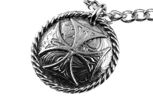 MALTESE CROSS -- Metal Pendant