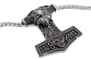 THOR HAMMER -- Metal Pendant 