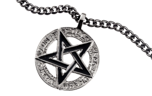 PENTAGRAM -- Metal Pendant  