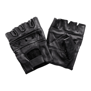 Leather Fingerless Gloves 