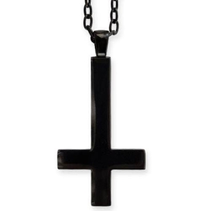 UPSIDE DOWN CROSS -- Metal Pendant 