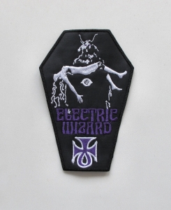 ELECTRIC WIZARD - Witchcult Coffin [black] -- Embroidered Patch  (1)