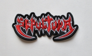 Naszywka Haftowana SEPULTURA - logo [red/white] 