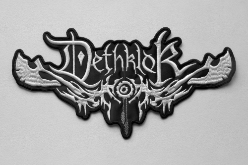 DETHKLOK - Logo -- Embroidered Backpatch.JPG