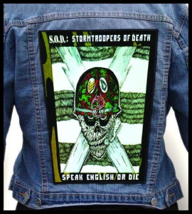 S.O.D. - Speak English or Die -- Backpatch