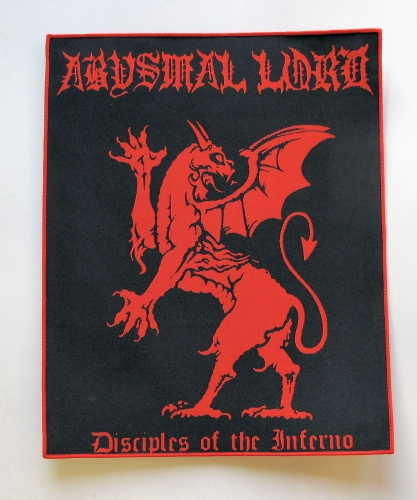 ABYSMAL LORD - Disciples of the Inferno -- woven patch.JPG