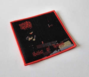 PERVERTED CEREMONY - Sabbat of Behezaël [red] -- woven patch