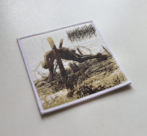 PRIMITIVE WARFARE - Extinction Protocol [white] -- woven patch.JPG