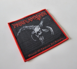 PROCLAMATION - Messiah of Darkness and Impurity [red] -- woven patch