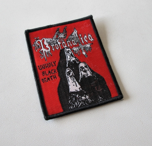 PROFANATICA - Unholy Black Metal [black] -- woven patch.JPG